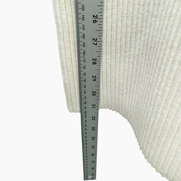 NWT Gauge81 White Wool Blend Mija Ribbed Mini‎ Dress Size Small $660 - Picture 7 of 13